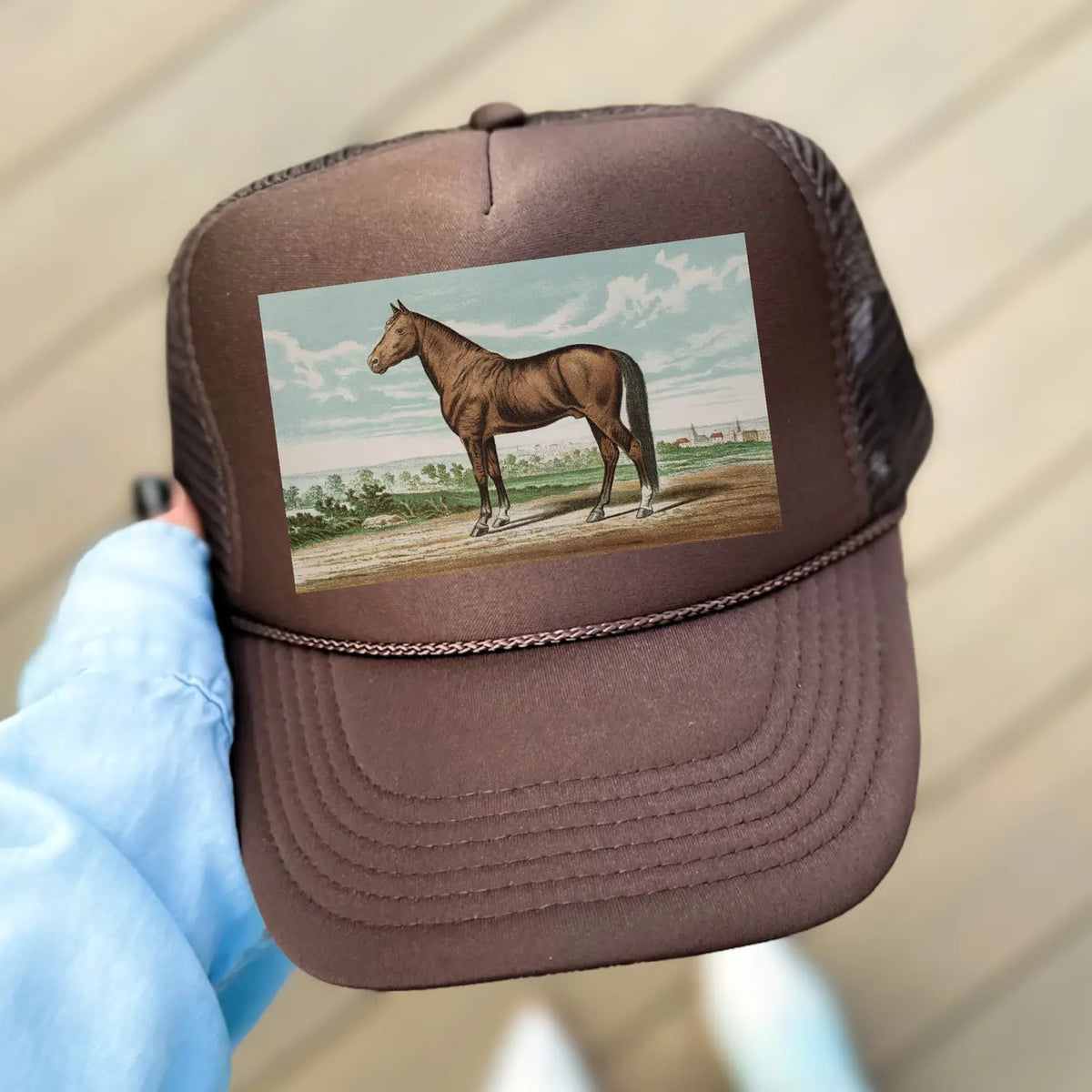Horse Painting Trucker Hat