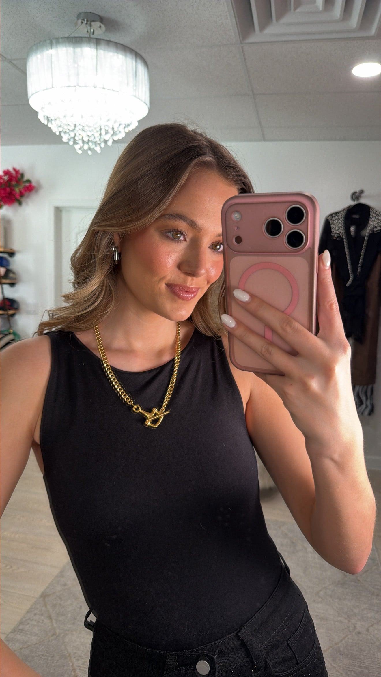 NEW!! Half Snaffle Bit Necklace in Gold