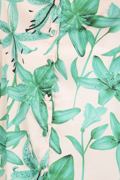 NEW!! Palm Beach Satin Top