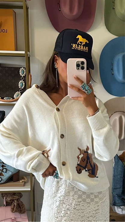 NEW!! Darlin Navy Trucker Hat