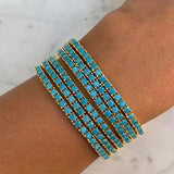 NEW!! Trendsetter Turquoise Tennis Bracelet