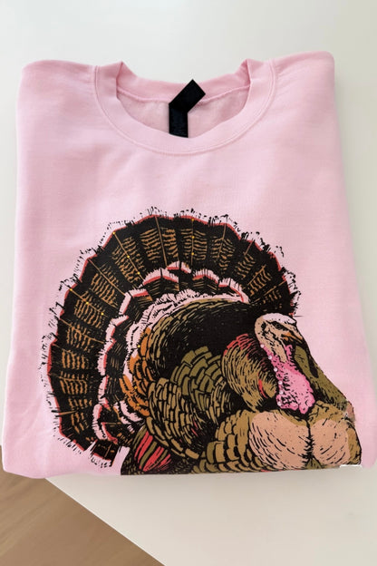 NEW!! "Harvest" Rhinestone Turkey Sweatshirt