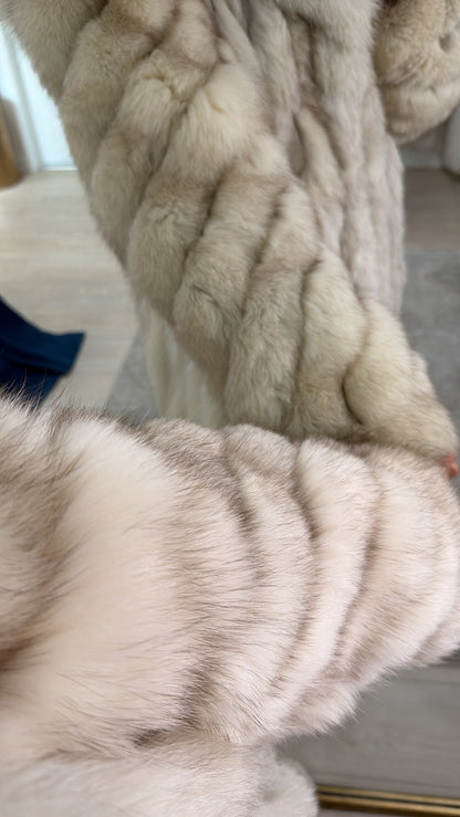 #103 Vintage Fox Full Length Coat