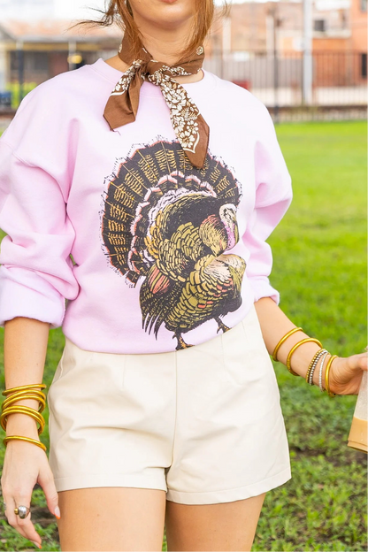 NEW!! "Harvest" Rhinestone Turkey Sweatshirt