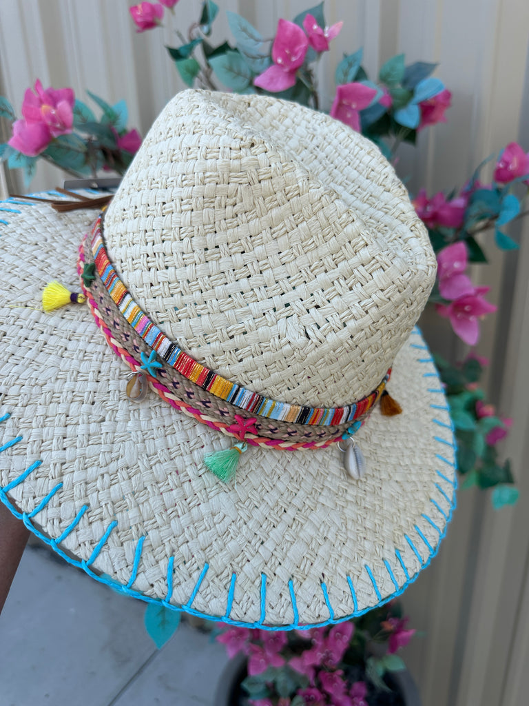 NEW!! Seaside Mini Straw Panama