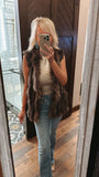 NEW!! Fox and Coney Recycled, Vintage Fur Vest in 4 Colors