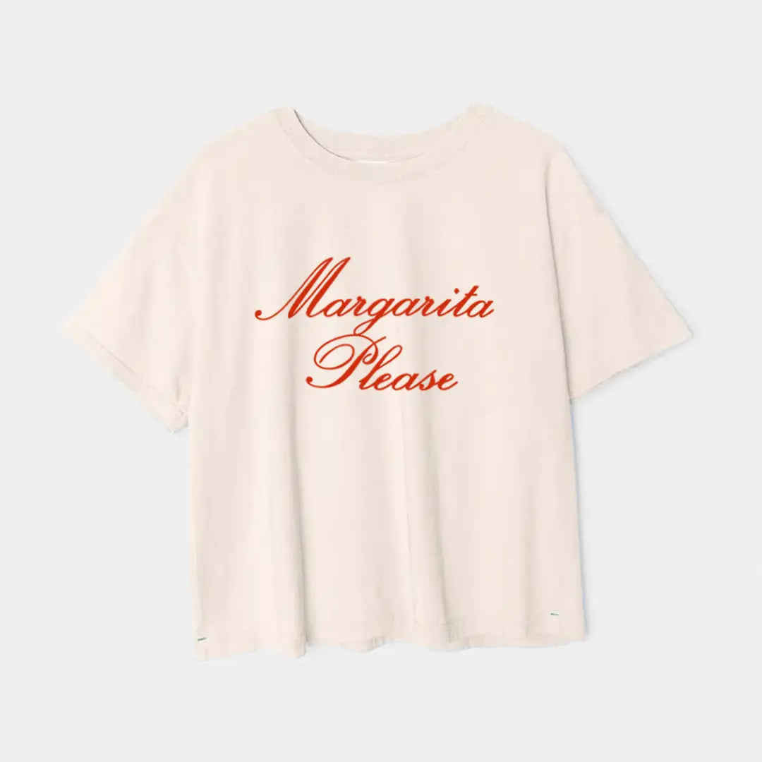 Margarita Please Cropped Tee