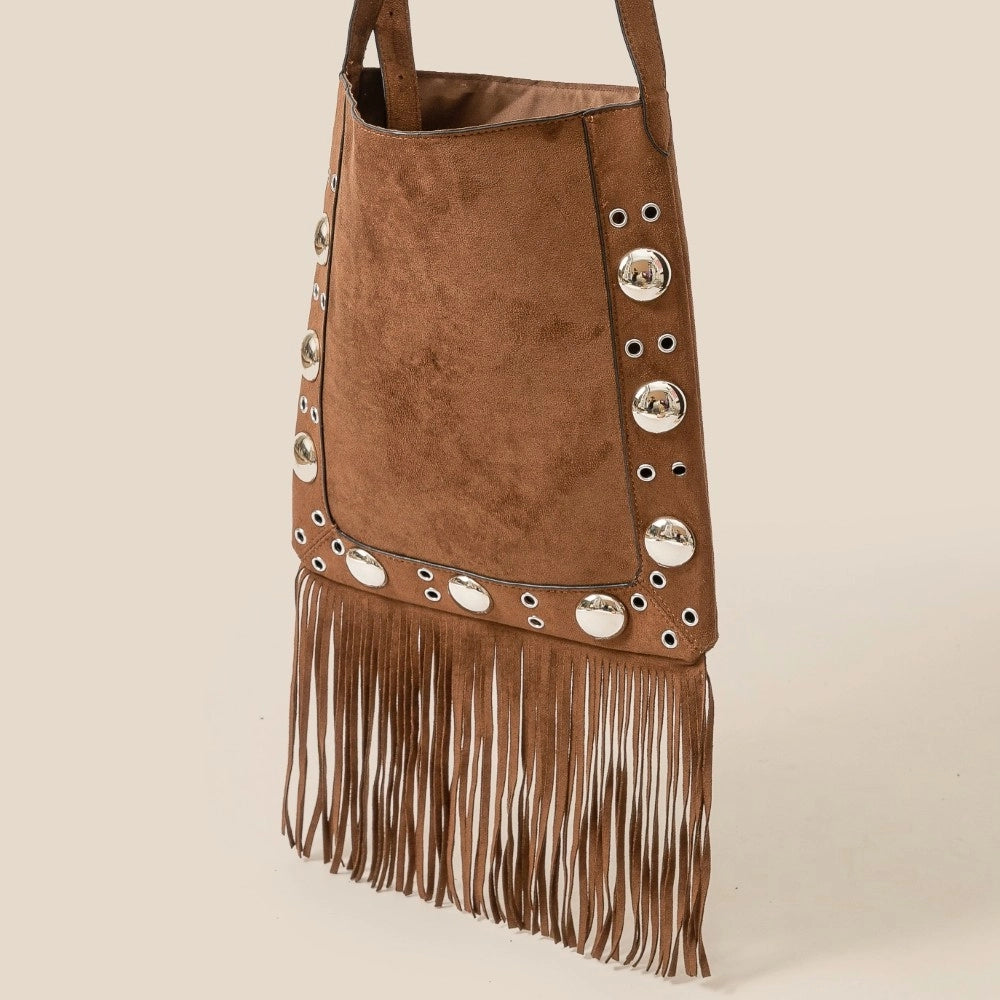 NEW!! "Sedona" Faux Suede Fringe Bag