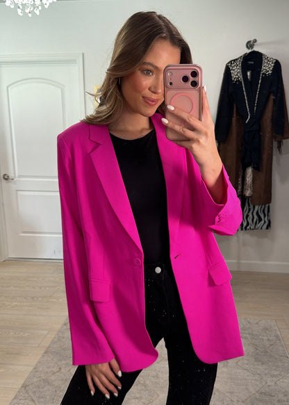 FINAL SALE!! Hot Pink Blazer