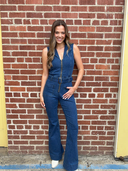 NEW!! "Saddle Up" Denim Jumpsuit