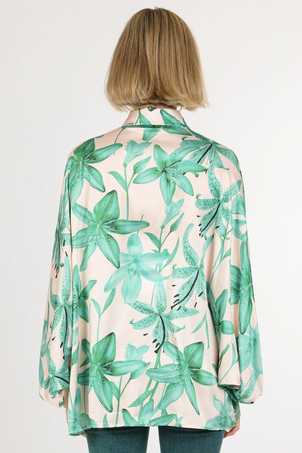 NEW!! Palm Beach Satin Top