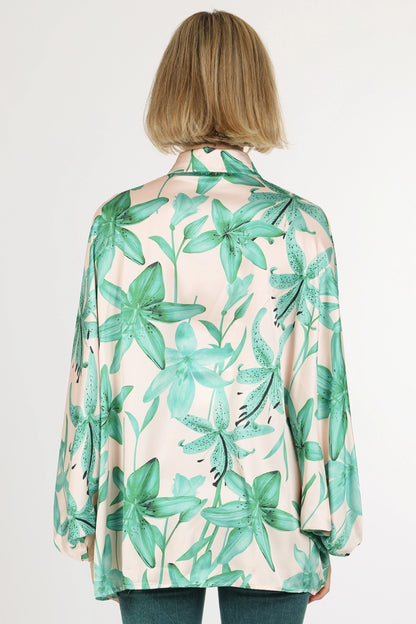 NEW!! Palm Beach Satin Top