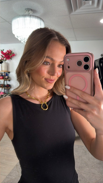 NEW!! Equestrian Necklace in Gold