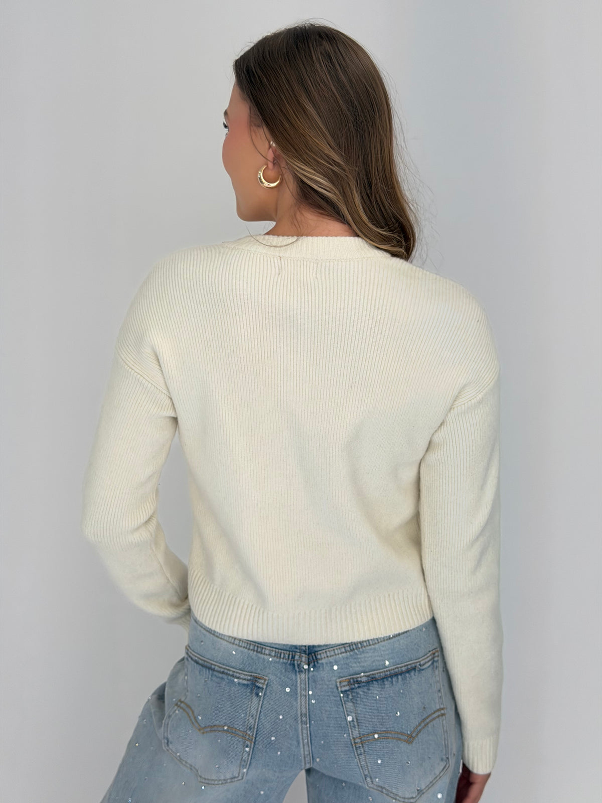 Maggie Cardigan in Marzipian Knit