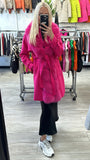 NEW!! Hot Pink Lexington Coat w/ Removable Fur