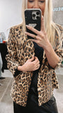 NEW!! Cheetah Sequin Blazer