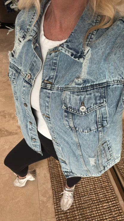 NEW!! "It Girl" Oversized Denim Jacket