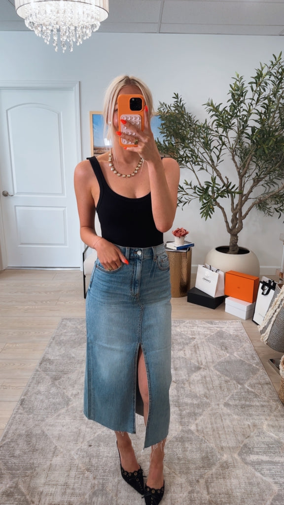 Denim skirt next best sale