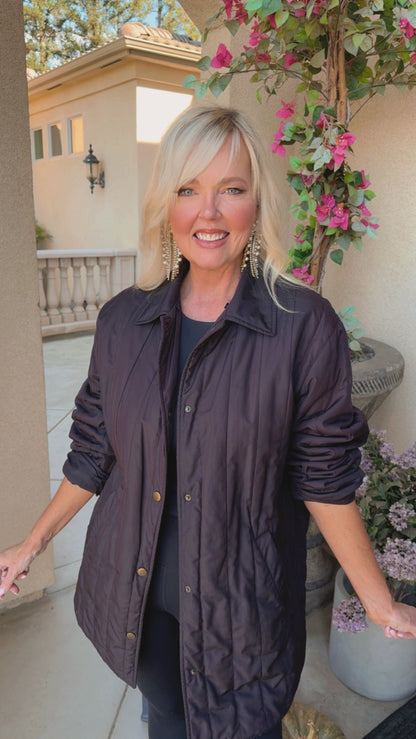 NEW!! Vintage Burberry Quilted Jacket Size L/XL