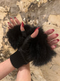 NEW!! Faux Fur Fingerless Gloves