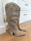 NEW!! Saint Rhinestone Cowboy Boots