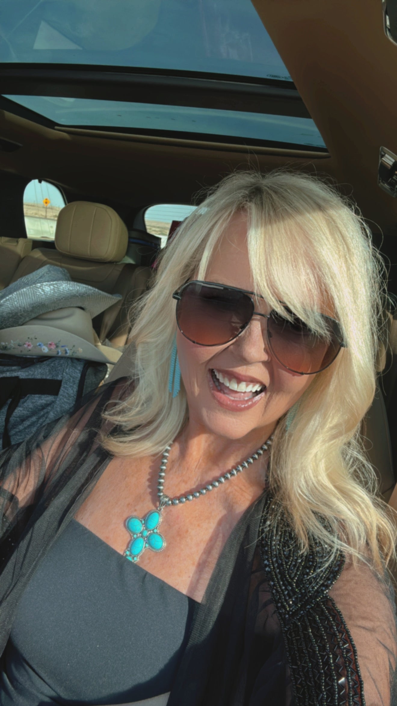 BEST SELLER!! Turquoise Baby Jumbo Long Earrings