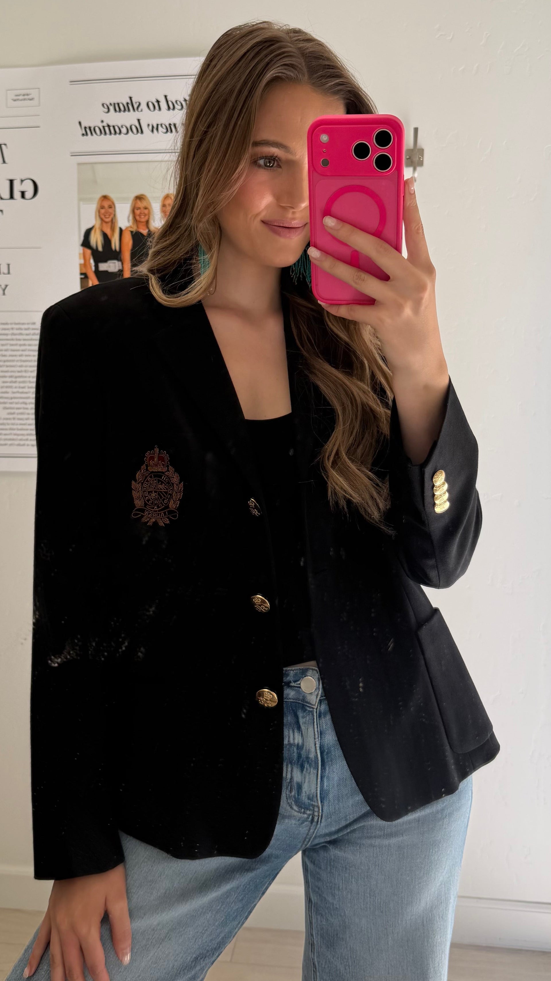 Crest Wool Blazer