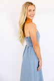 BEST SELLER!! Olivia Denim Maxi Dress