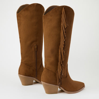 Dixie Fringe Boot in Saddle