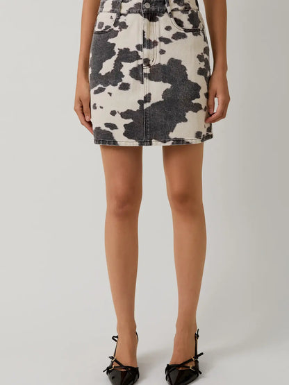 NEW!! "Houston" Cowprint Skirt
