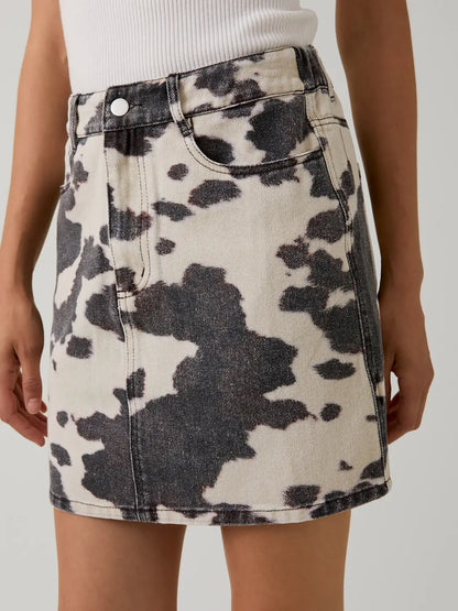 NEW!! "Houston" Cowprint Skirt
