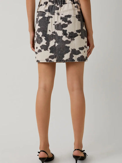 NEW!! "Houston" Cowprint Skirt