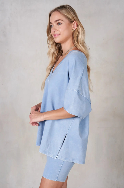 FINAL SALE!! "Get Moving" Mineral Wash Set in Blue