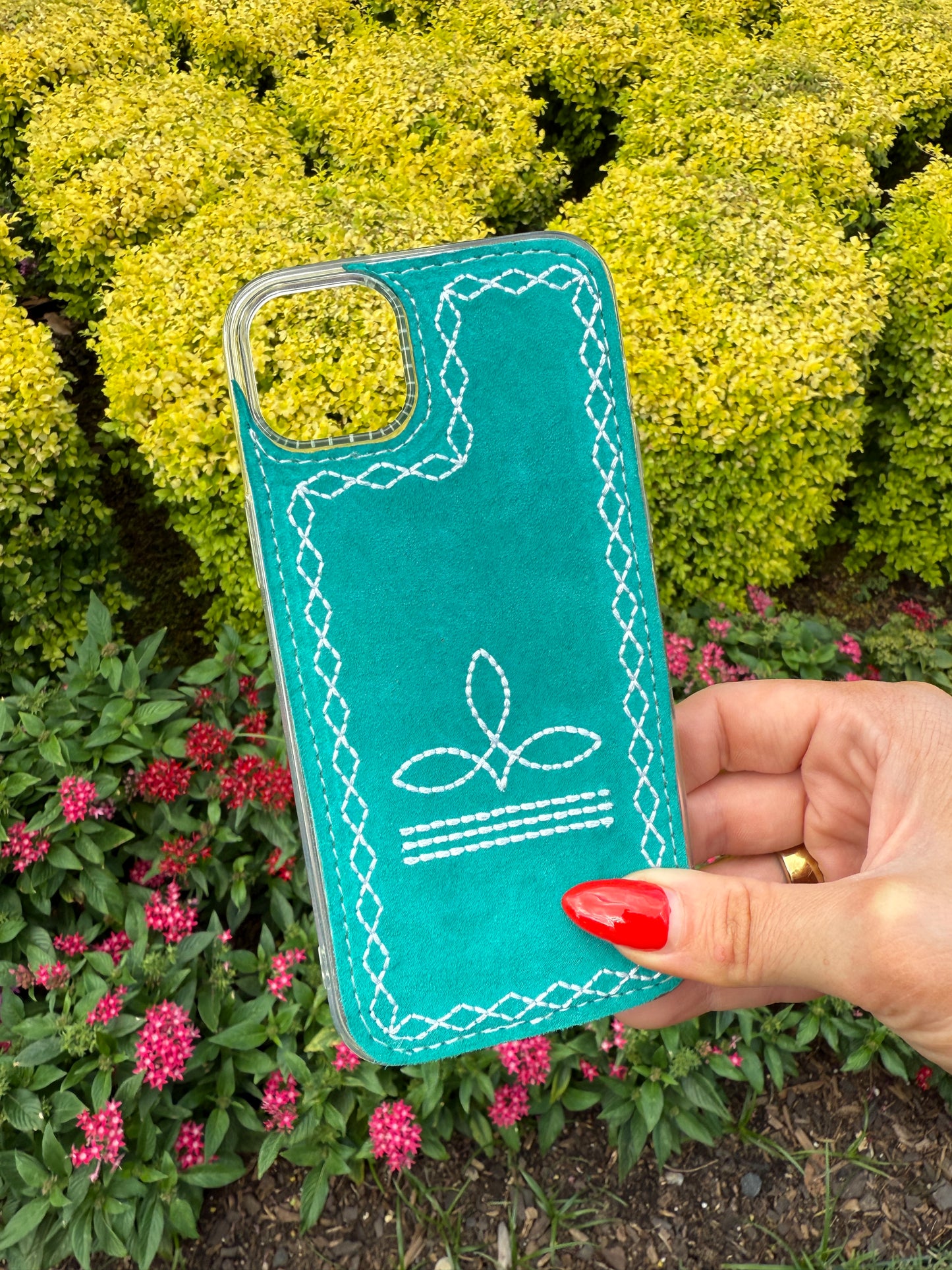 NEW!! Genuine Suede iPhone 16 Cellphone Case