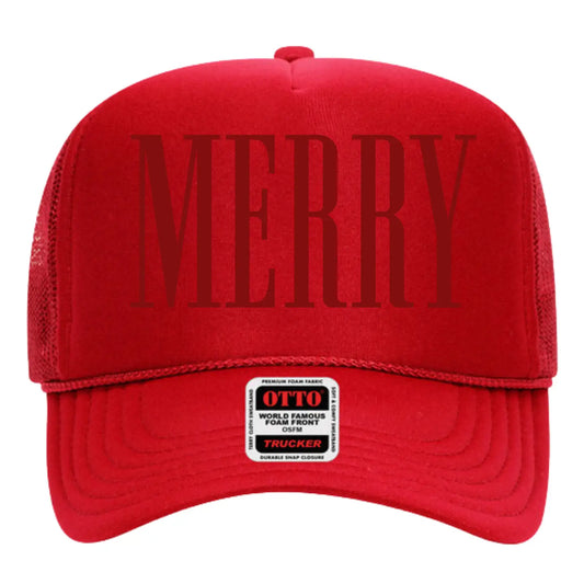 NEW!!"Merry" Trucker Hat