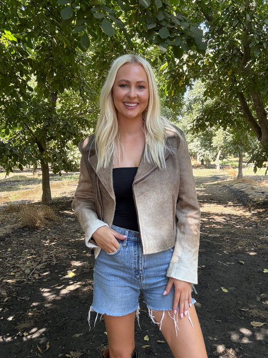 NEW!! Cowhide Jacket #5 - Size Medium