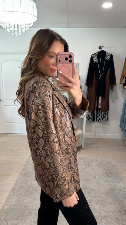 FINAL SALE!! Snakeskin Blazer