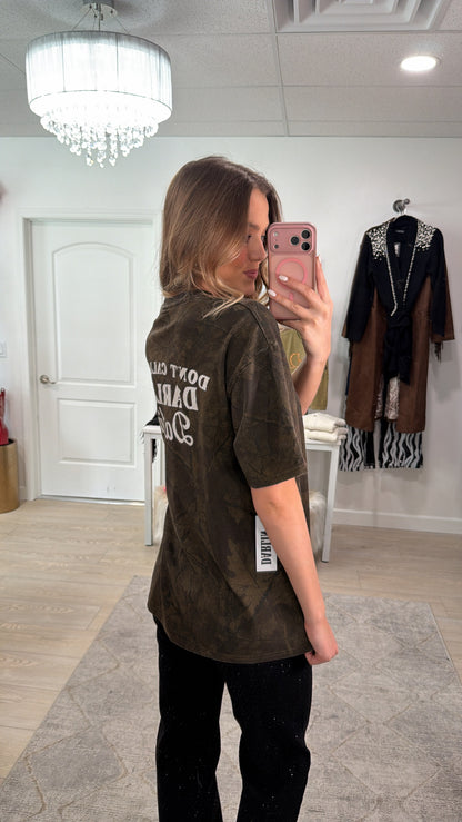 NEW!! Don't Call Me Short Sleeve in Backwood Camo
