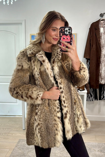#GB1 Vintage Lynx Fur Jacket