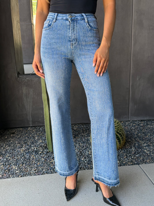 The MGM Denim Rhinestone Jean