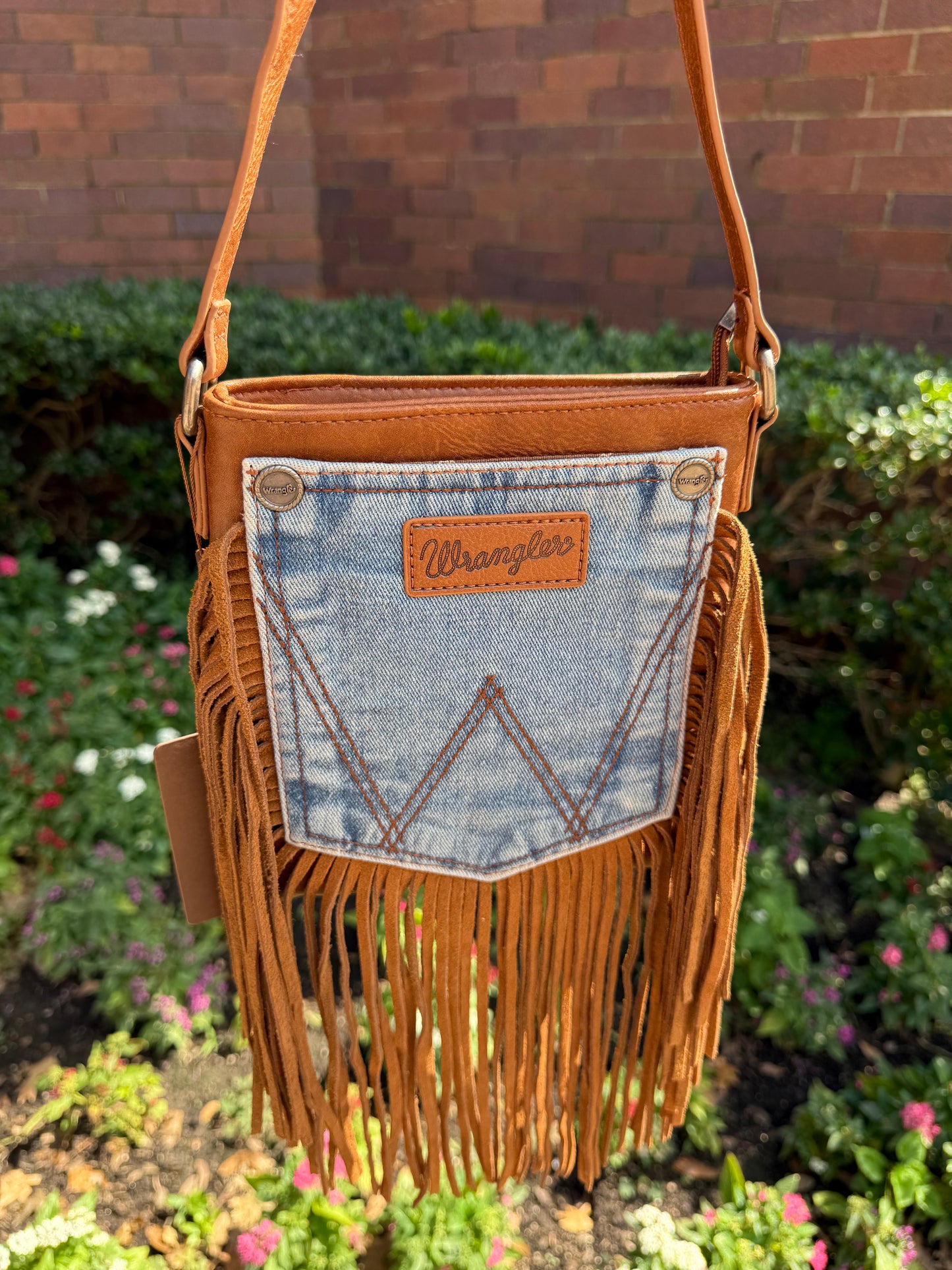 NEW!! Wrangler Pocket Fringe Purse