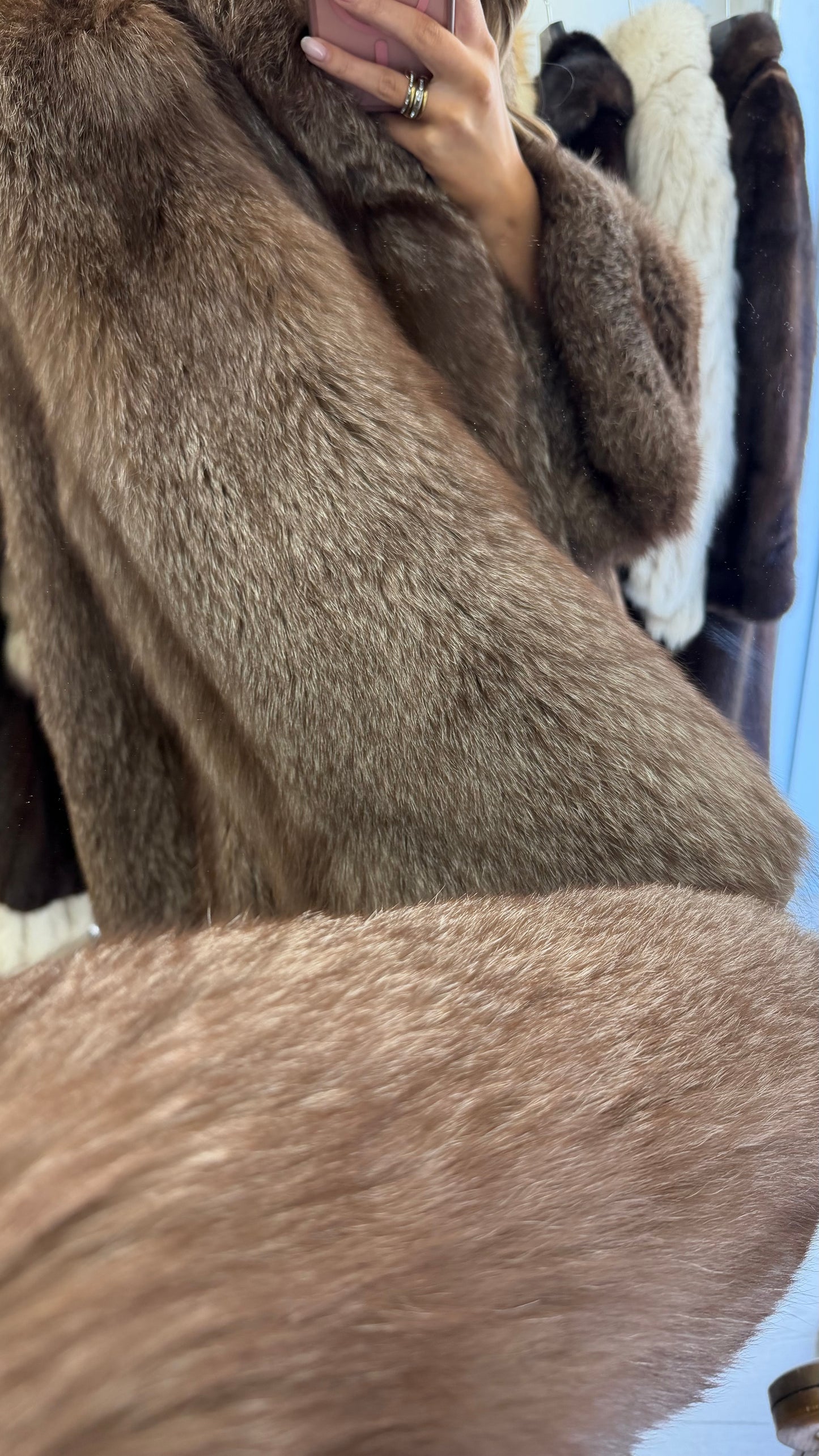 #3 Vintage Brown Fox Stroller Size L/XL