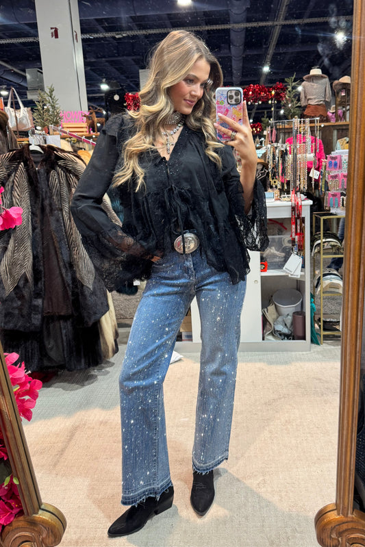 NEW!! The MGM Denim Rhinestone Jean