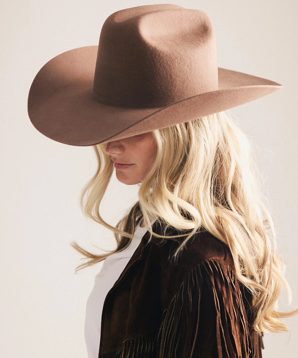 Teddy Cattleman Cowboy Hat in Chocolate