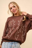 NEW!! Western Stitch Sweatshirt in Brown