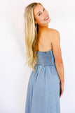 BEST SELLER!! Olivia Denim Maxi Dress