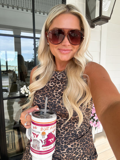 NEW!! Leopard Wrap Athletic Dress