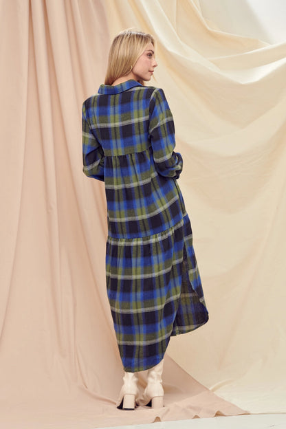 NEW!! "Woodlands" Oversized Plaid Duster