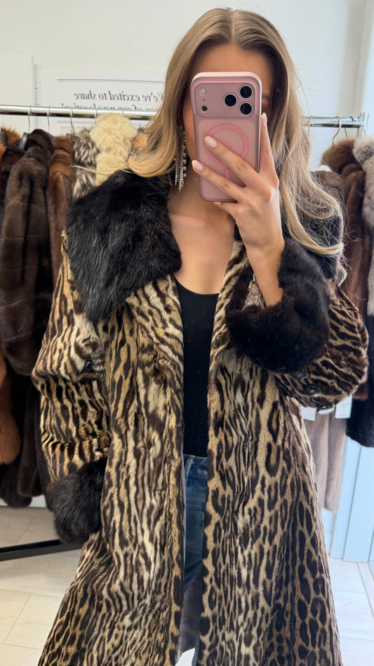 #18 Vintage Mink & Rabbit Fur Jacket Size S/M