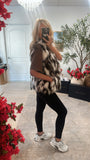 #10 Vintage Fox Fur Vest - Size M-L